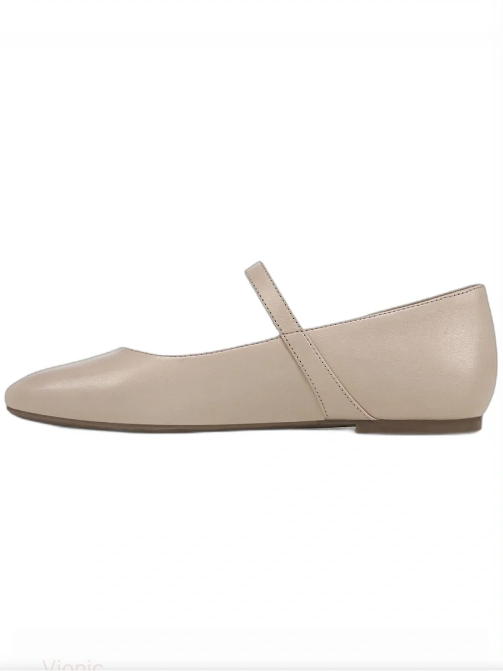 Vionic Beige Mary Jane Flats